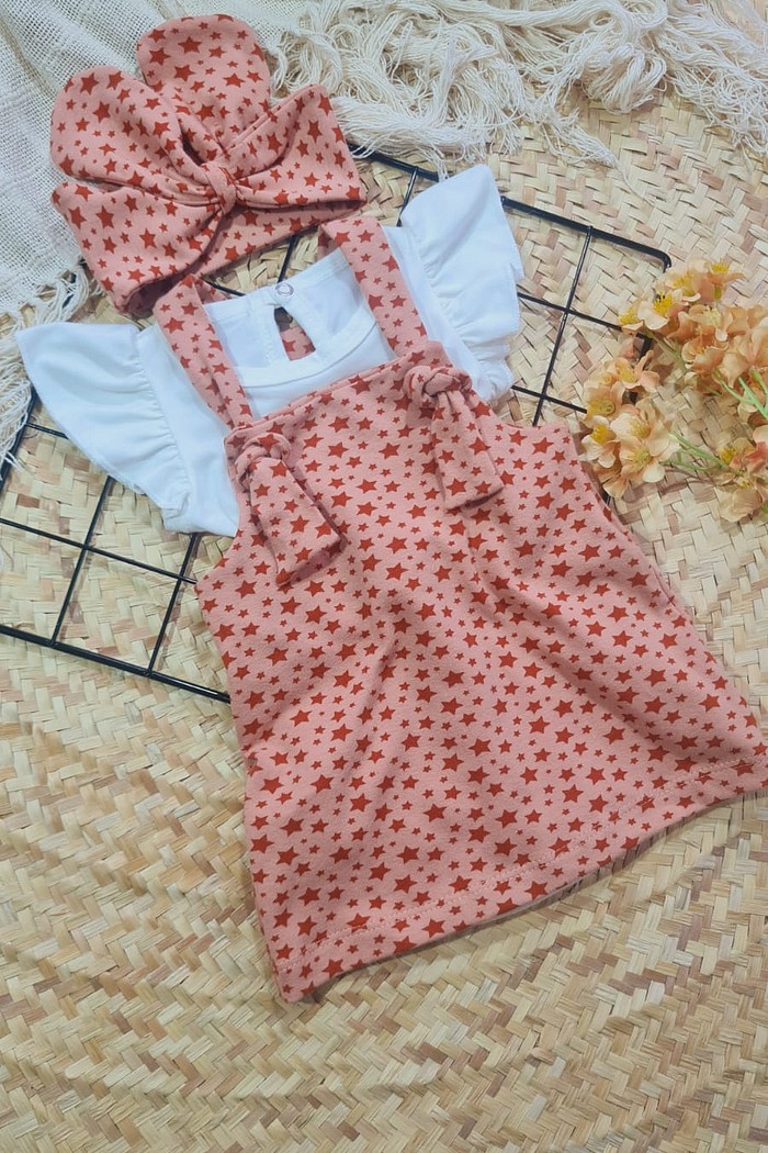 Body Frufru MC Off + Salopete + Laço