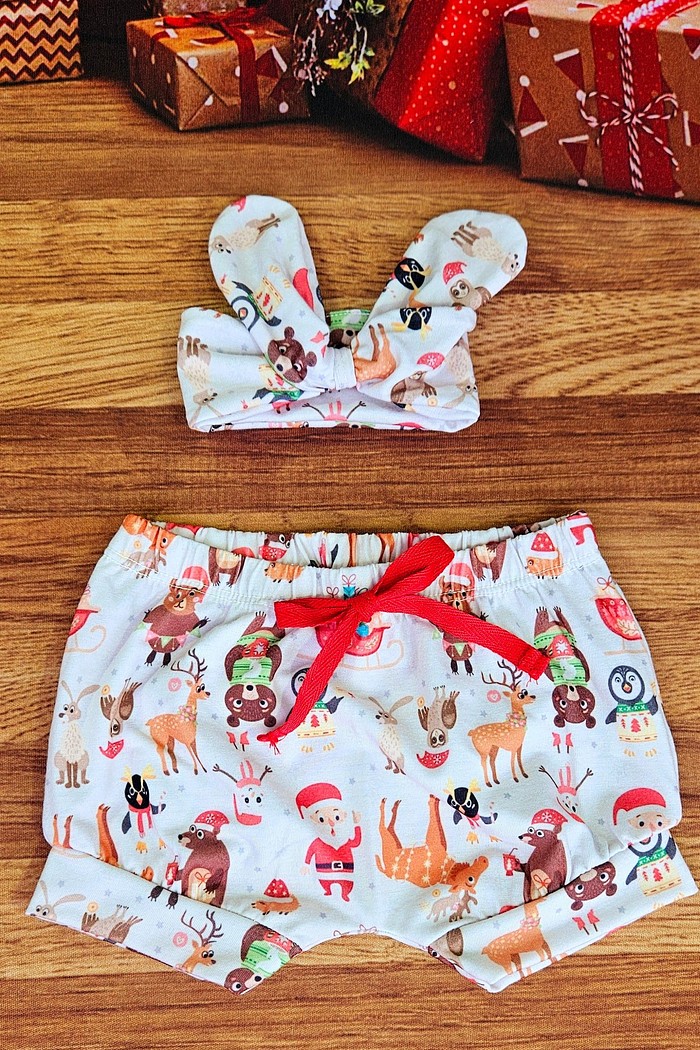 Shorts + Laço Natal