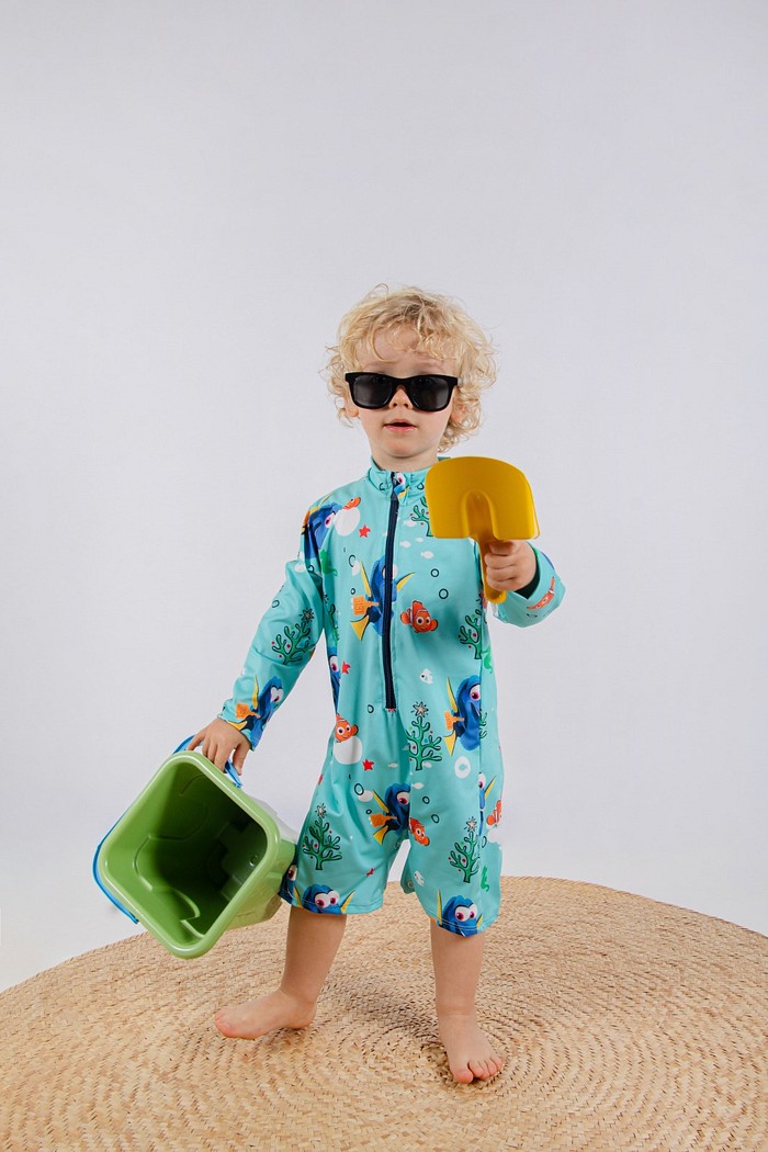 Macacão Ziper Praia + Chapéu