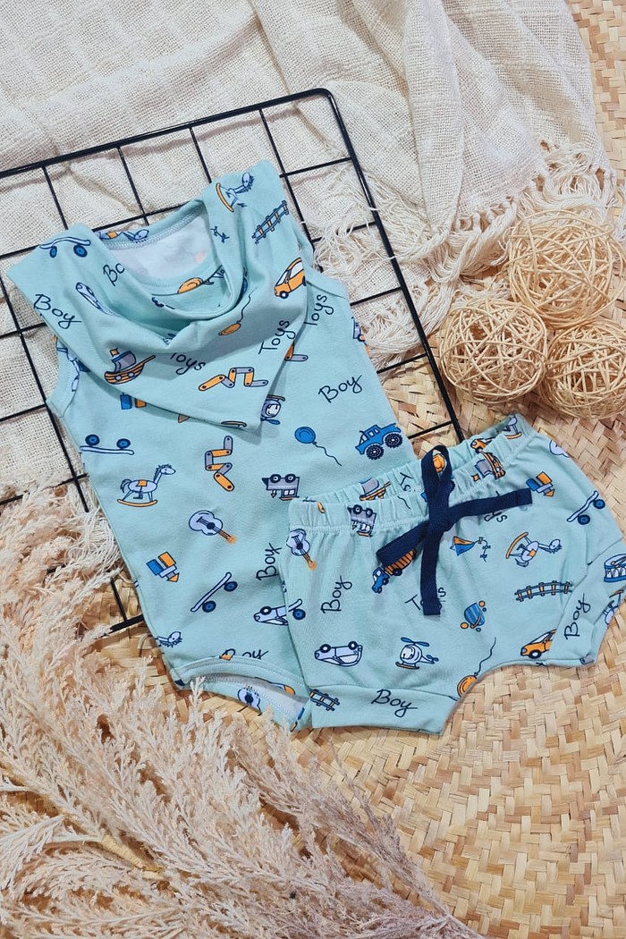 Body Regata + Shorts + Bandana