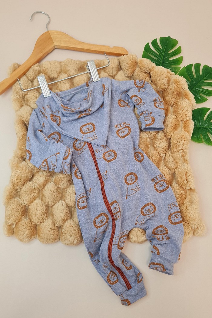 Macacão Zíper + Bandana