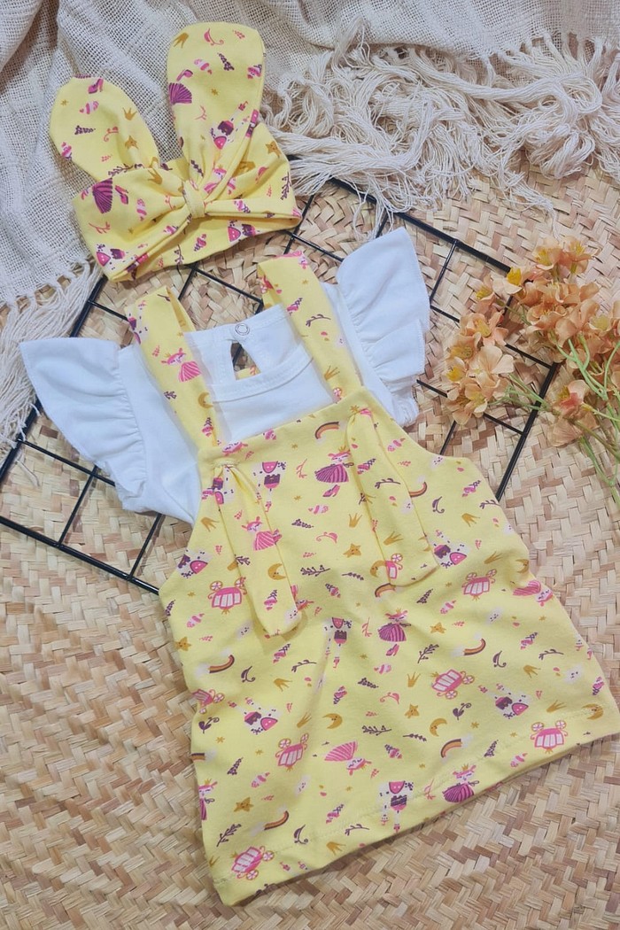 Body Frufru MC Off + Salopete + Laço