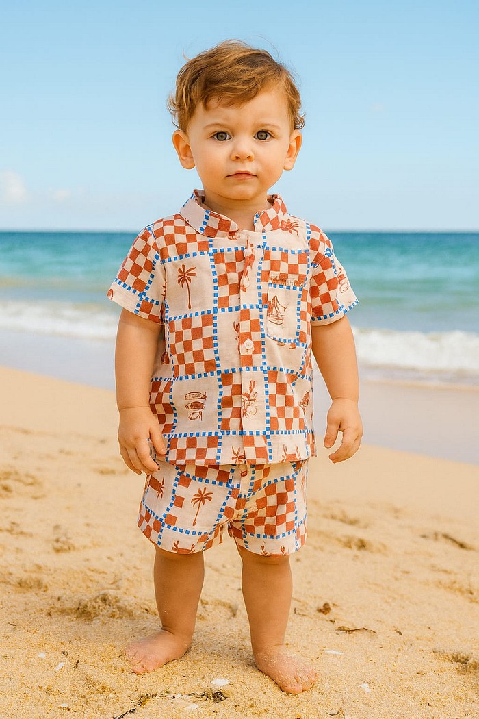 Camisa + Bermuda Tactel