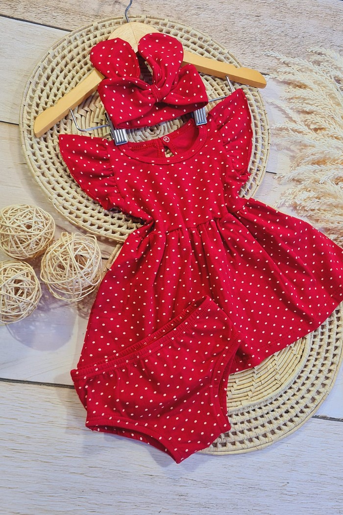 Vestido + Calcinha + Laço