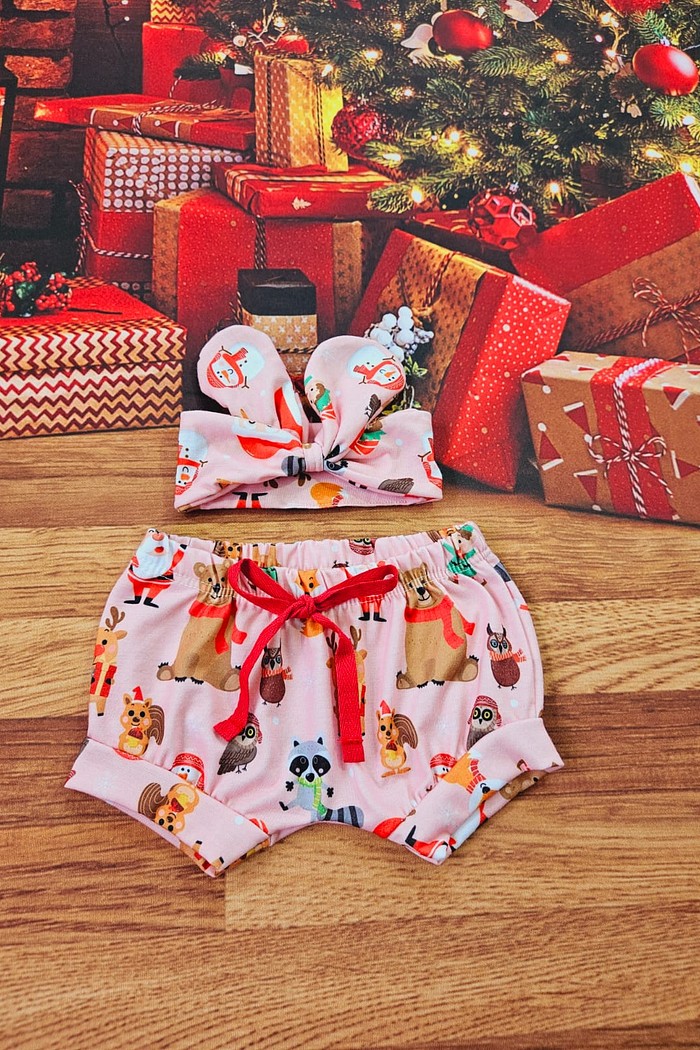 Shorts + Laço Natal