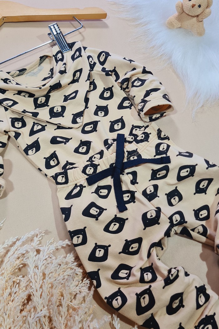 Body ML + Calça + Bandana