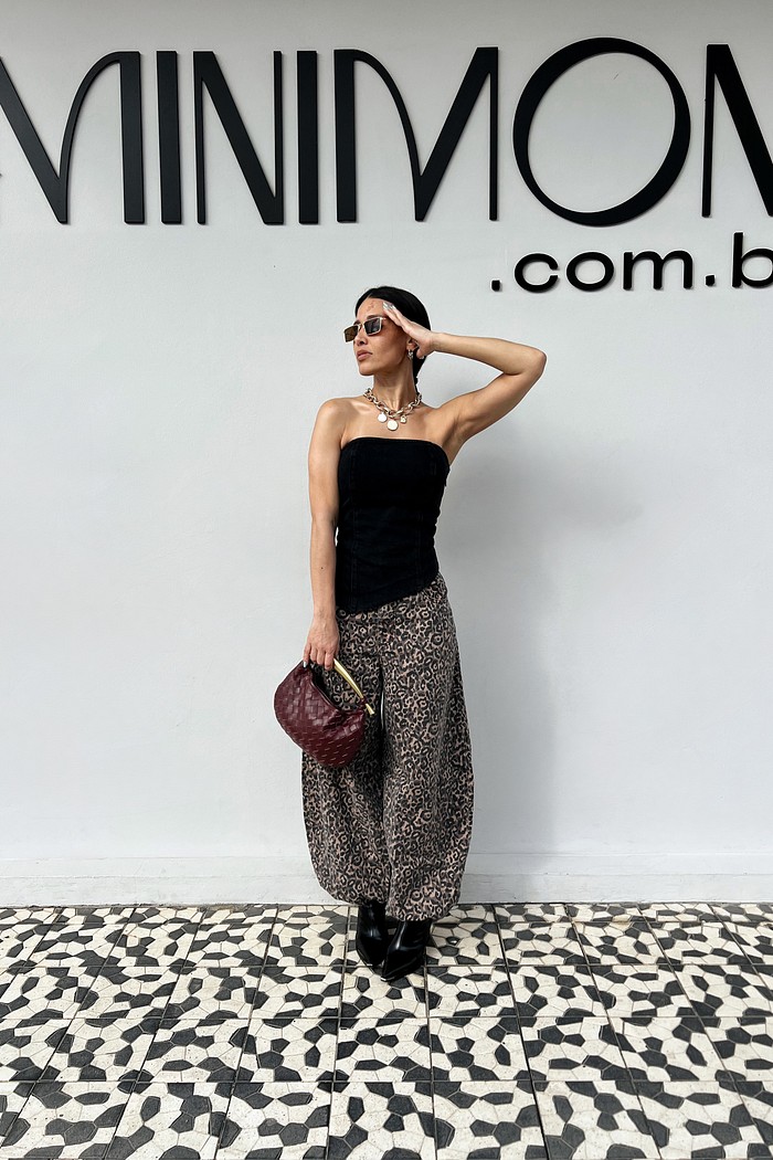 Calça Aladim Onça - MiniMoni