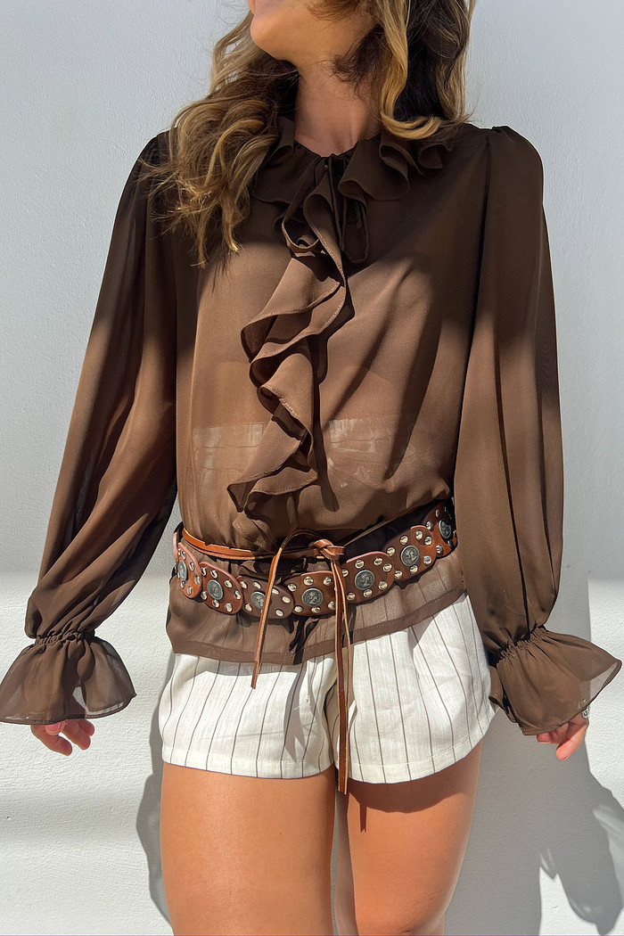 Blusa Babadeira Cacau Joanna - Mini Moni