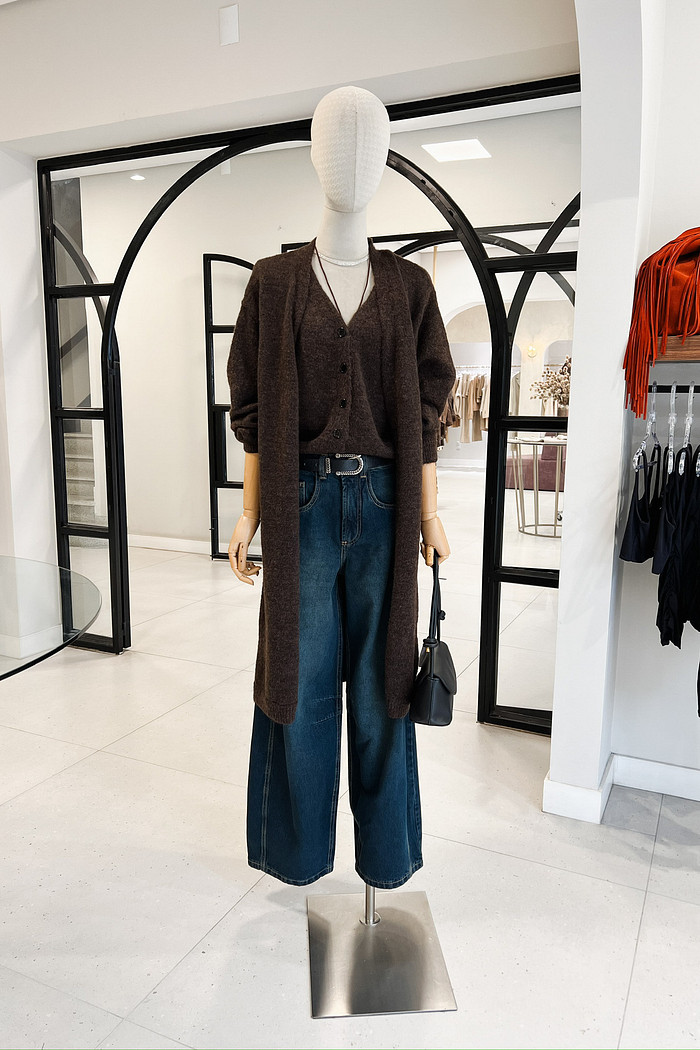 Conjunto Grandma Isis Marrom - Mini Moni