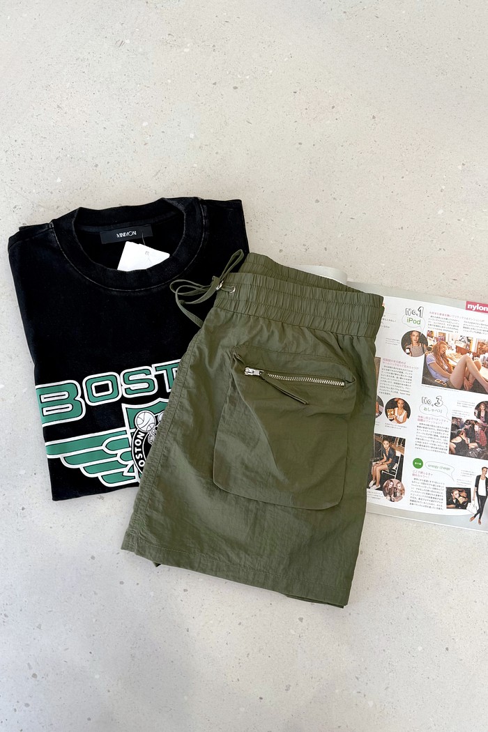 Shorts Saia Verde Mia - MiniMoni