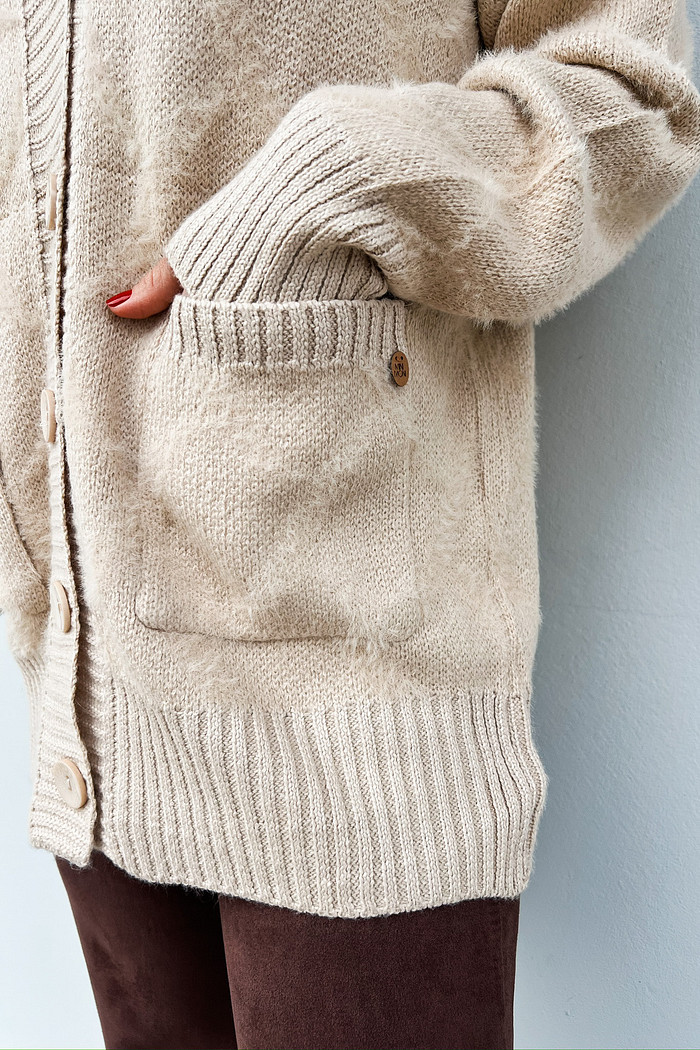 Maxi Casaco Vintage Areia - Mini Moni