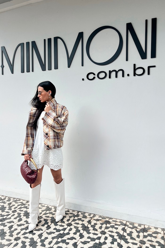 Jaqueta Bomber  Xadrez Farmer  - MiniMoni