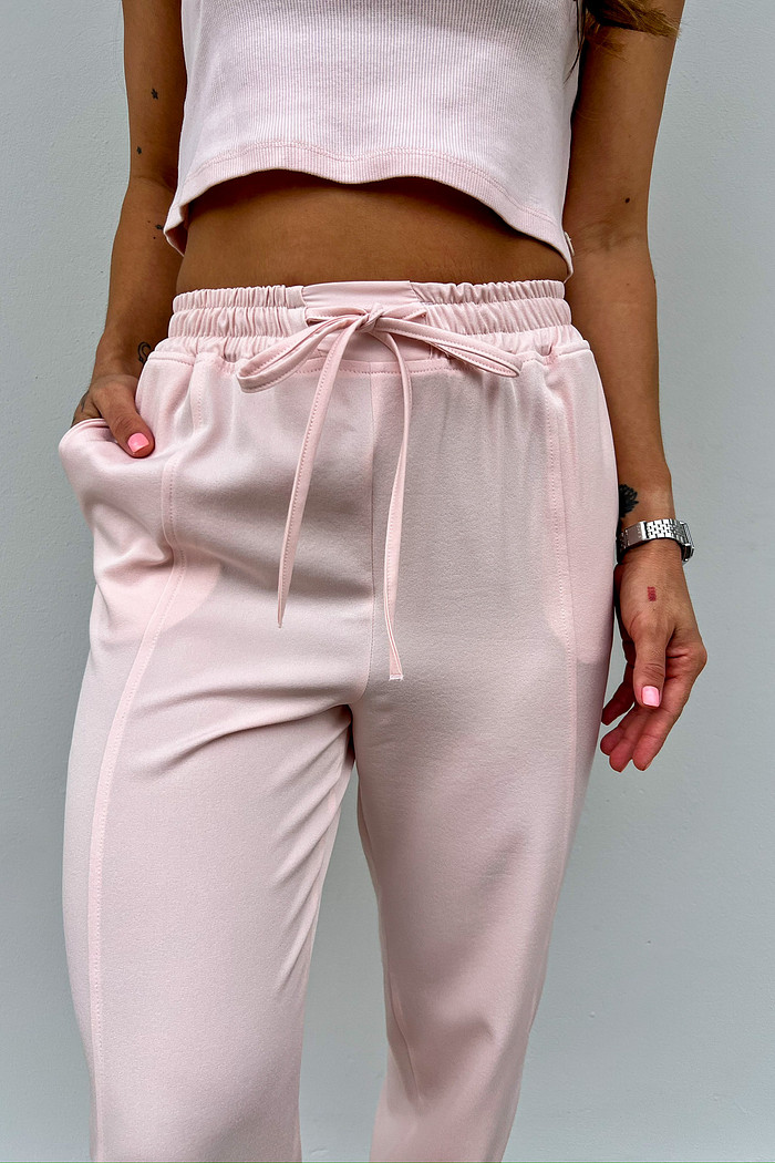 Calça Boxer Feminina Rosa Iogurte Itália - Mini Moni
