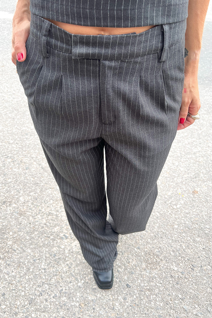 Calça de Alfaiataria Risca de Giz Antonella - Mini Moni