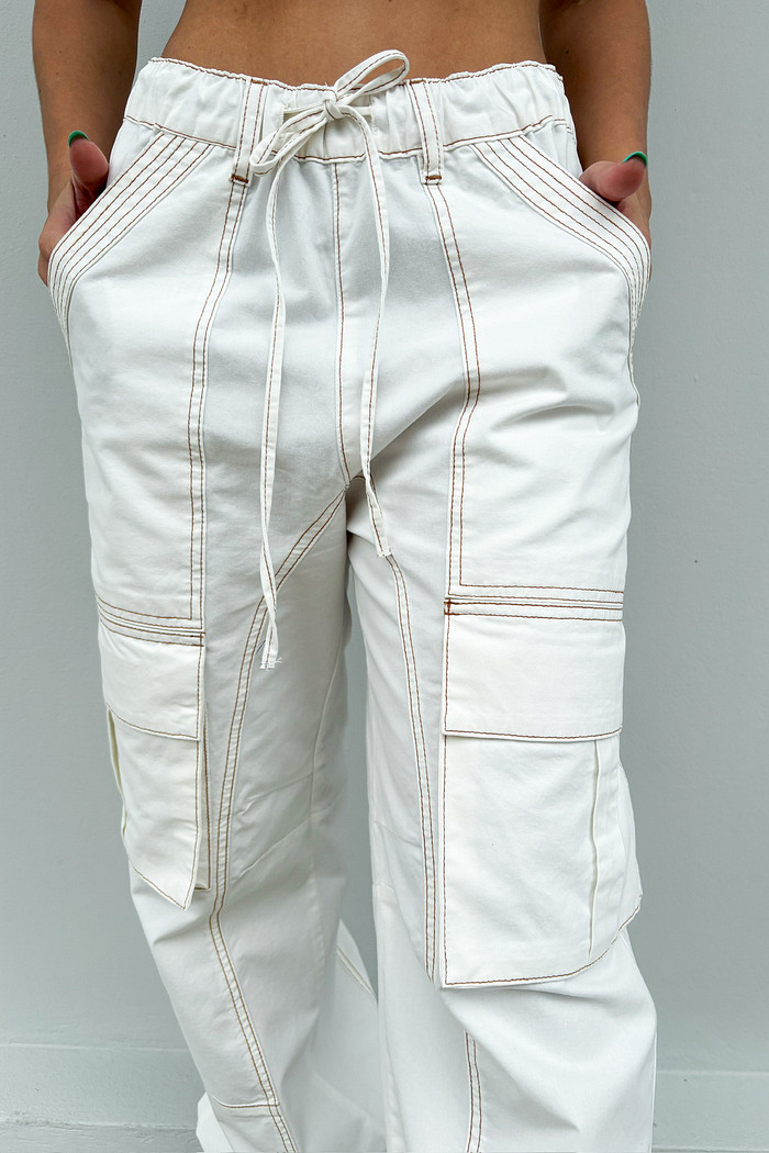 Calça Cargo Feminina Parachute - Mini Moni