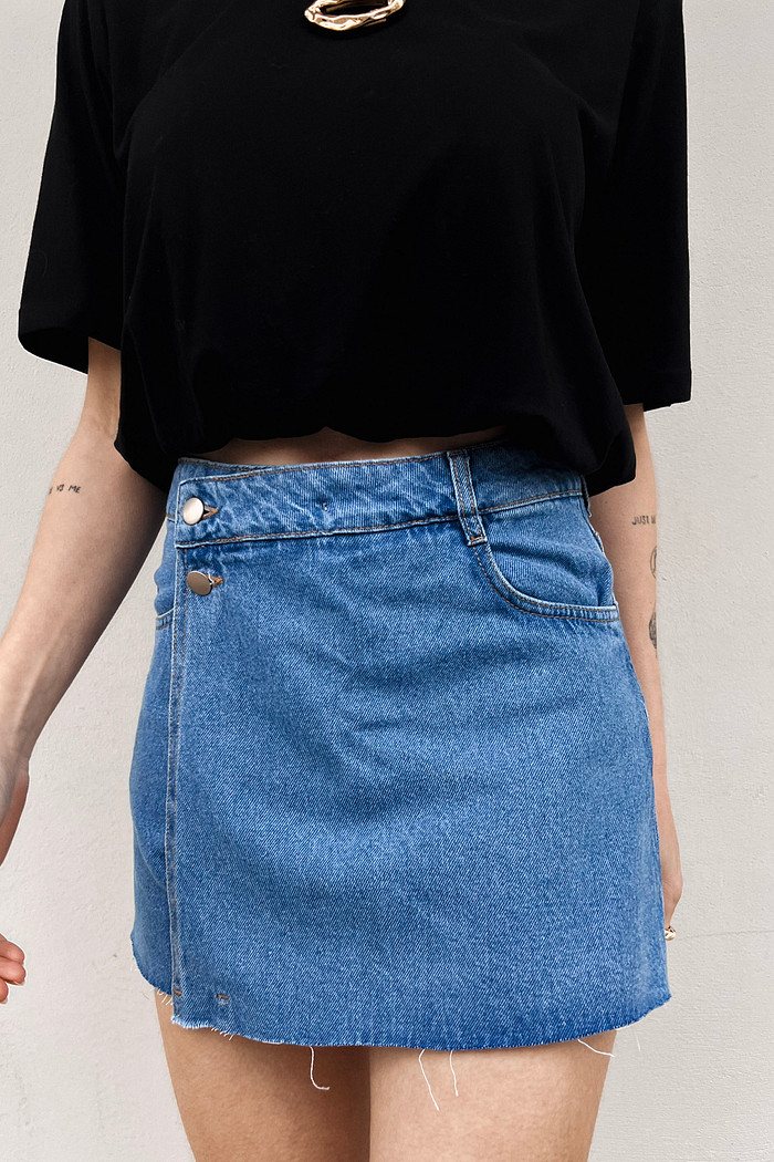 Shorts Saia Denim Olivia - Mini Moni