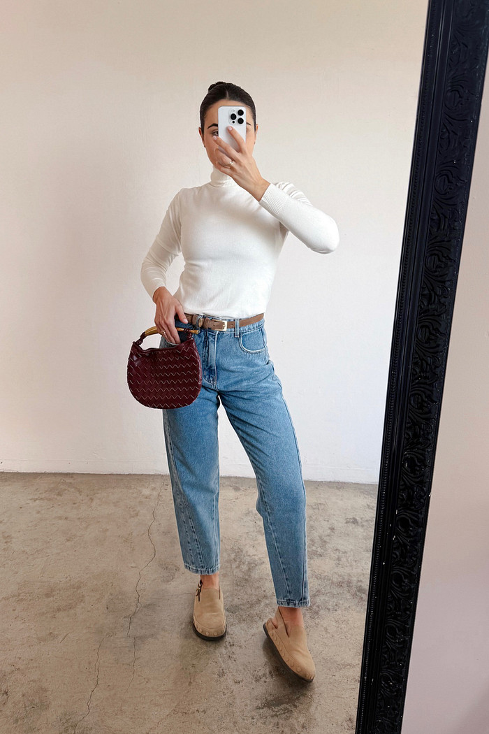 Calça Denim Cenoura Antonieta Jeans - Mini Moni