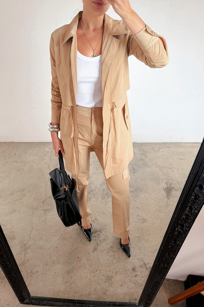 Maxi Jaqueta Utilitário Sienna Caramelo - Mini Moni