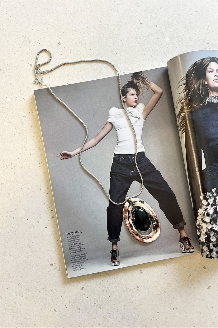 Colar Longo Meia Noite - MiniMoni