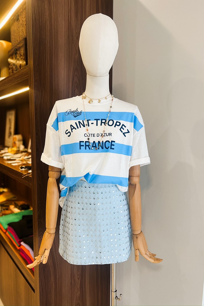 T-shirt Feminina Saint Tropez Branca Off – MiniMoni