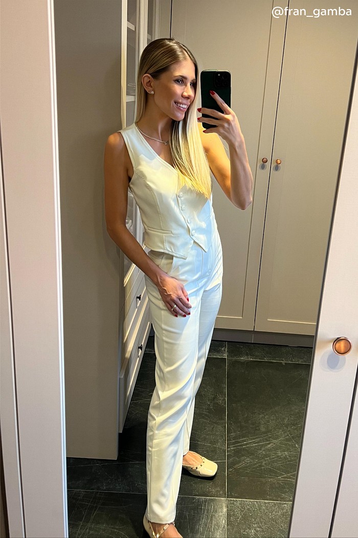 Colete Marfim Cecilia - Mini Moni