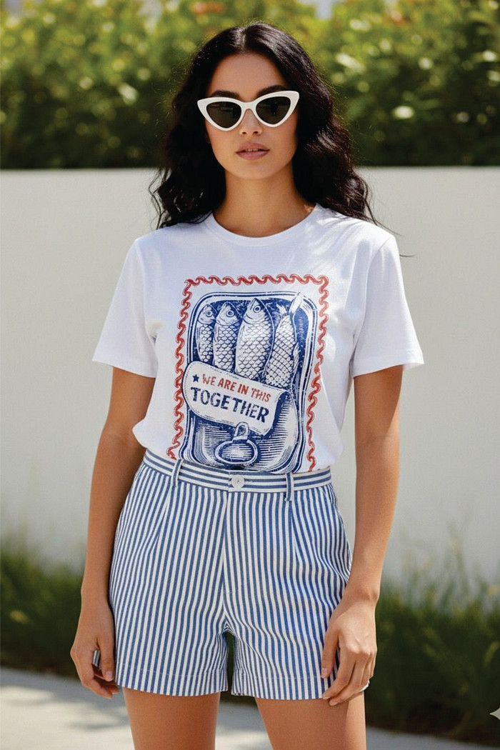 T-Shirt Sardinha Enlatada - MiniMoni