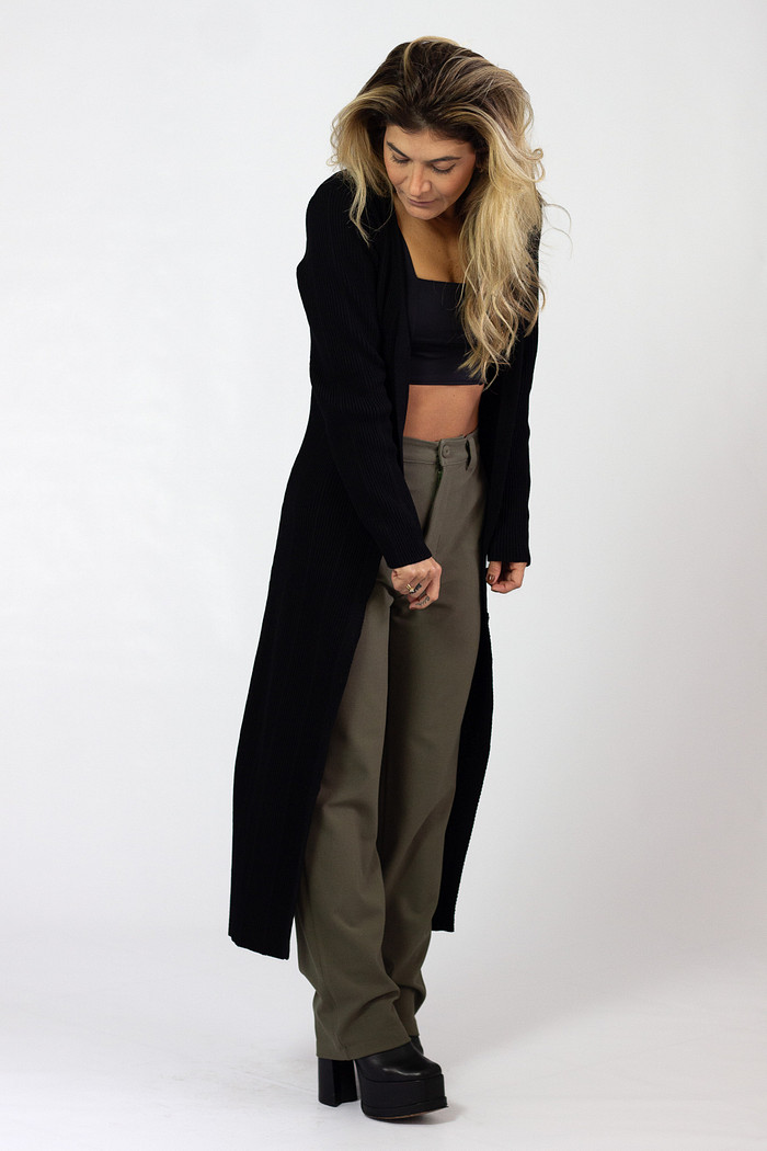 Cardigan Preto Lorine - Mini Moni