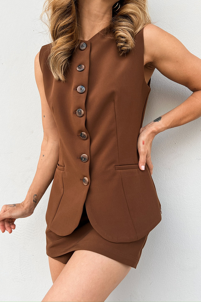 Colete de Alfaiataria Pamela – Mini Moni