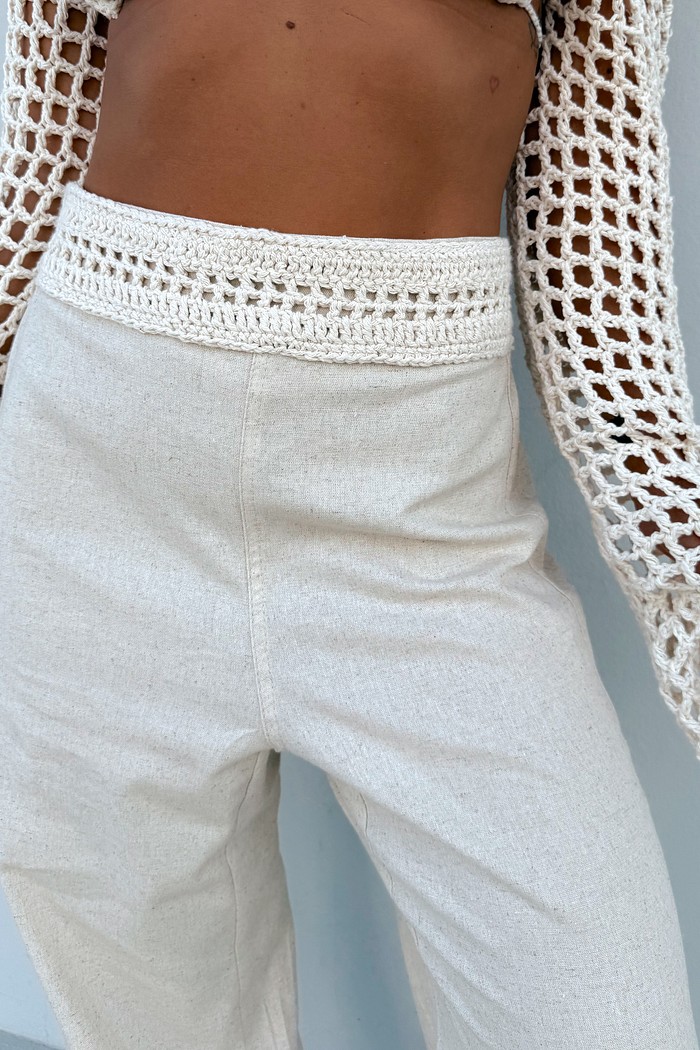 Calça de Linho  Lowe  - MiniMoni