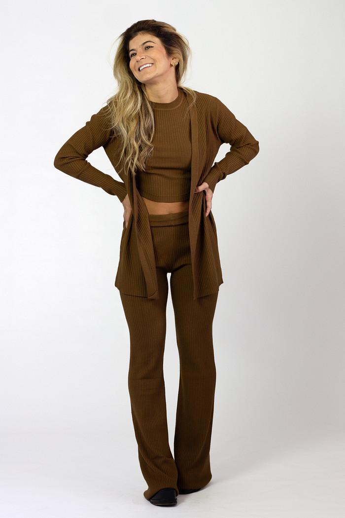 Conjunto Trio Renata Ocre - Mini Moni