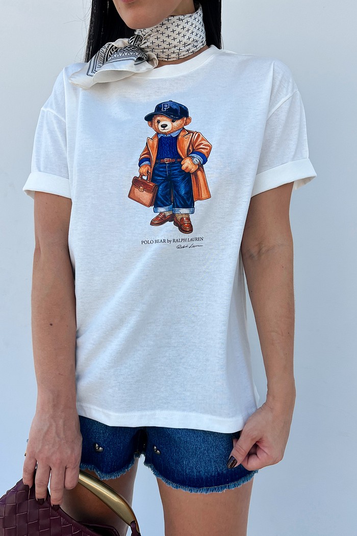 T-shirt Polo Bear Caramelo - MiniMoni