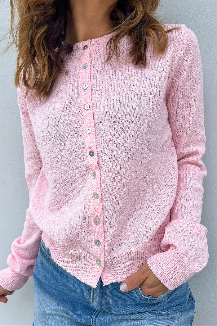 Cardigan Boucle Cristina Rosa - Mini Moni