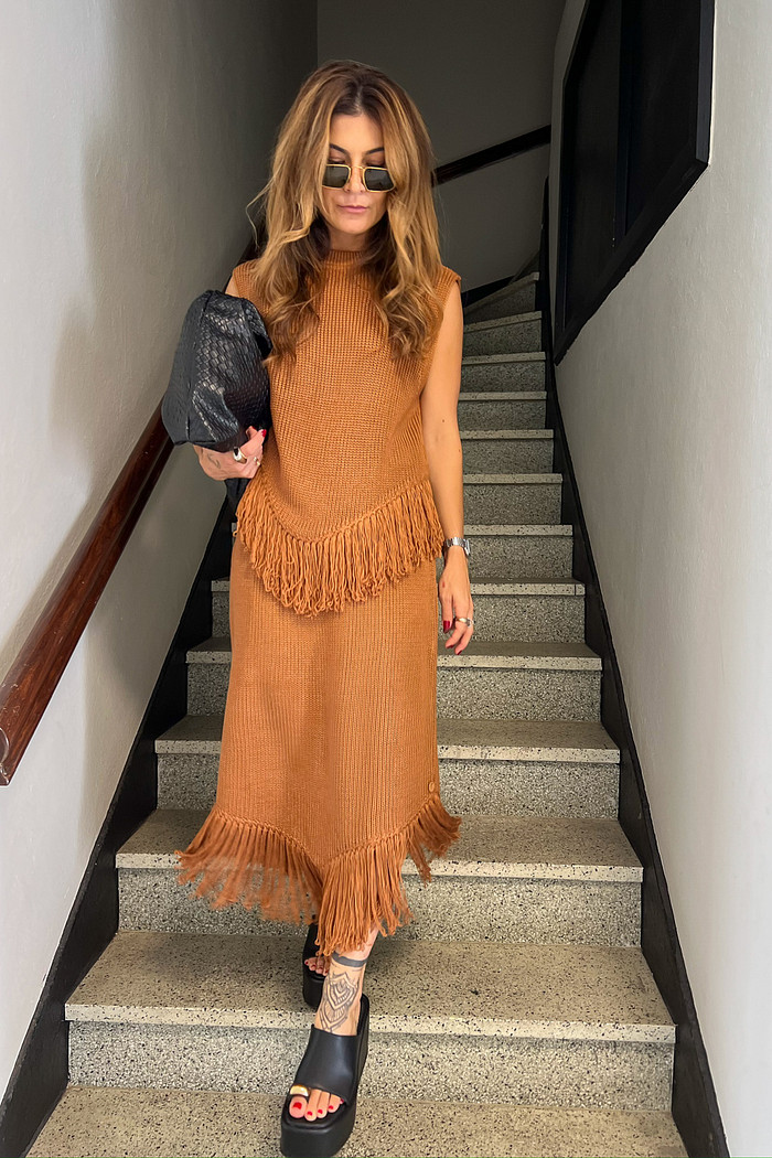 Conjunto de Franjas Linha Dourado - Mini Moni