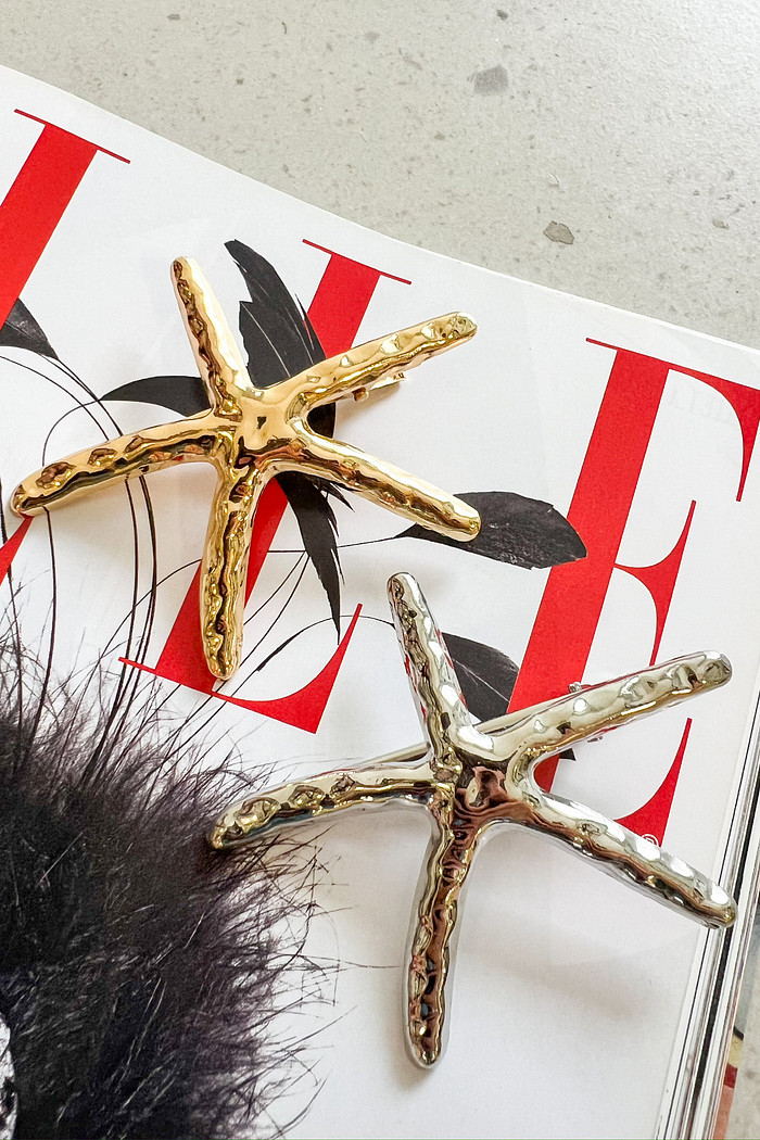 Presilha Estrela de Metal - Mini Moni