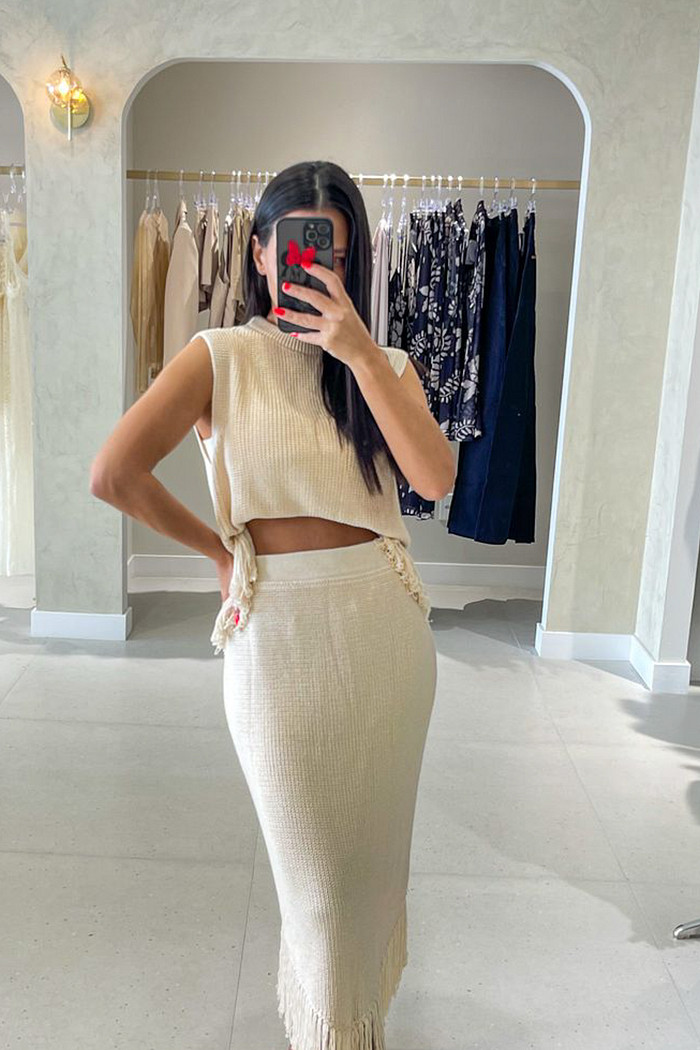 Conjunto de Franjas Linha Areia - Mini Moni