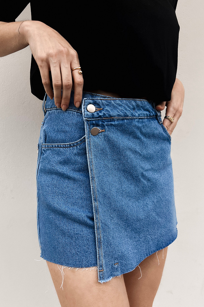 Shorts Saia Denim Olivia - Mini Moni