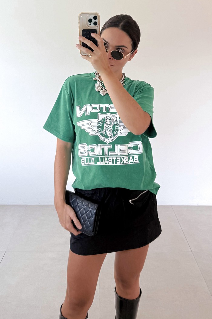 Shorts Saia Preto Mia - MiniMoni