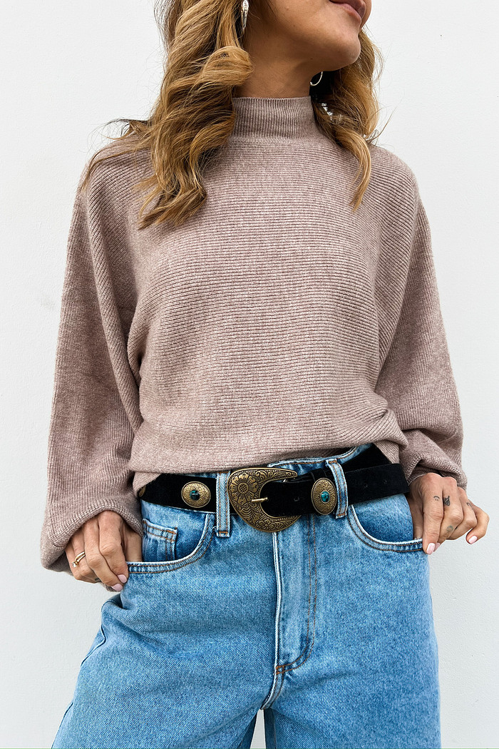 Tricô Cropped Samantha Fendi - Mini Moni