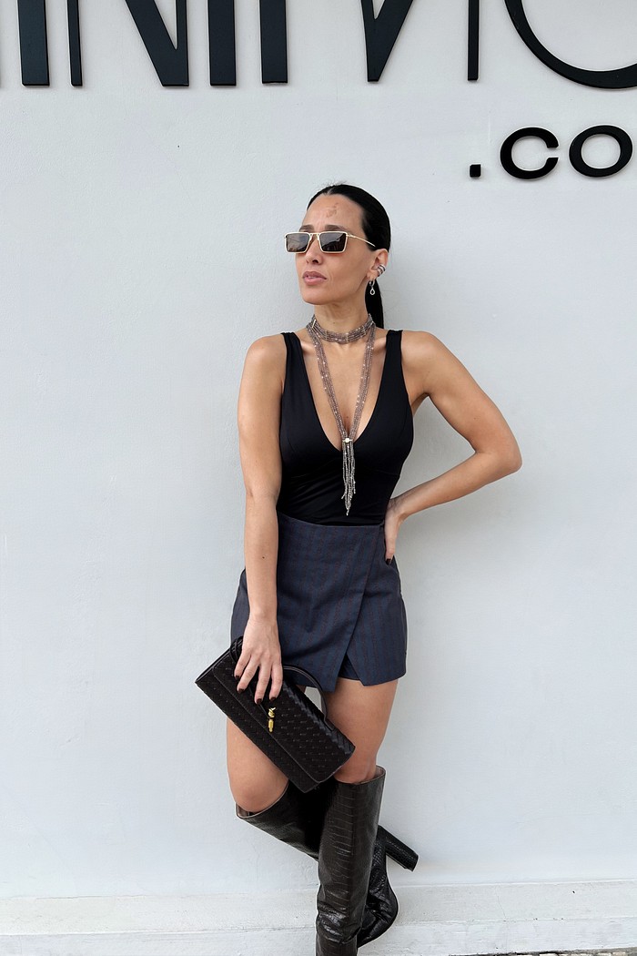 Blusa  Preta  Eulália  - MiniMoni