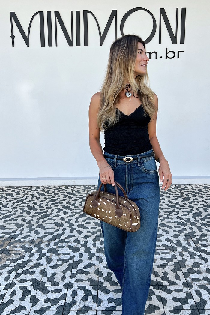 Calça Denim Maggie - MiniMoni