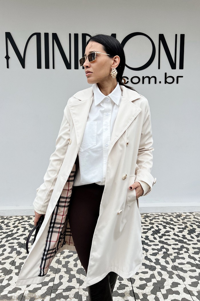 Trench  Coat  Off Nadia - MiniMoni