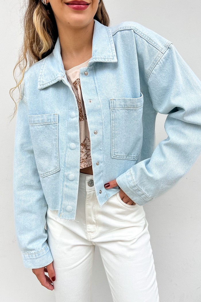 Maxi Camisa Denim Leandra - Mini Moni