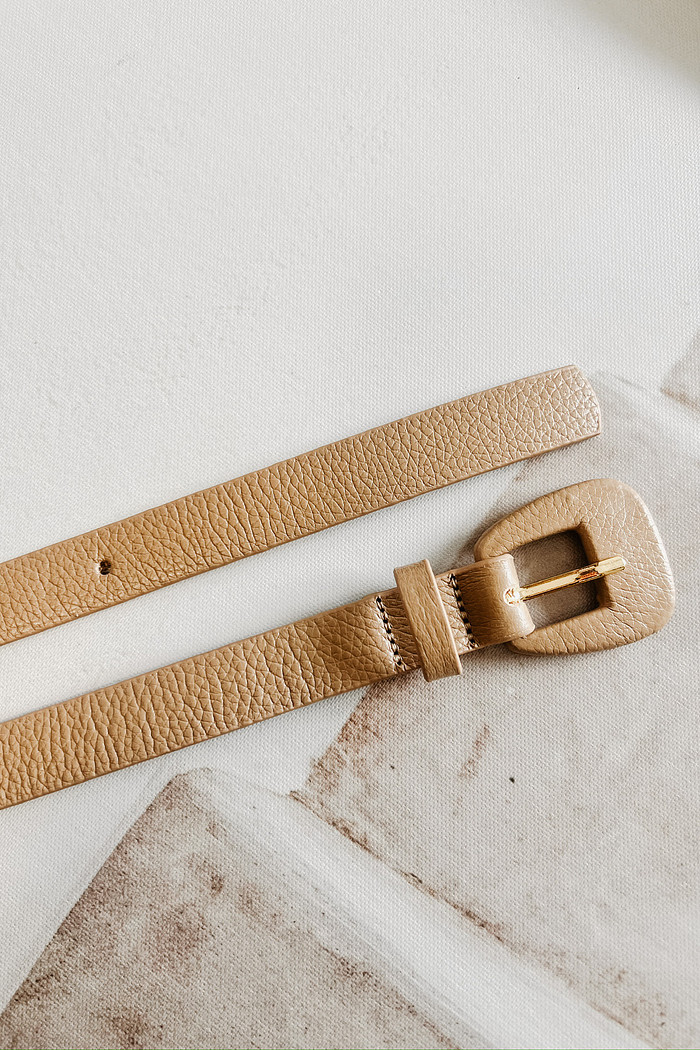 Cinto de Couro Básico Candy - Mini Moni