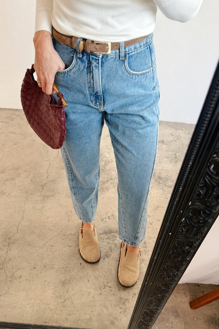 Calça Denim Cenoura Antonieta Jeans - Mini Moni