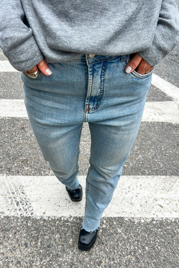 Calça Jeans Reta  - Mini Moni