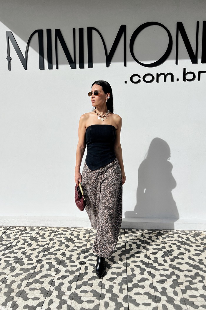 Calça Aladim Onça - MiniMoni