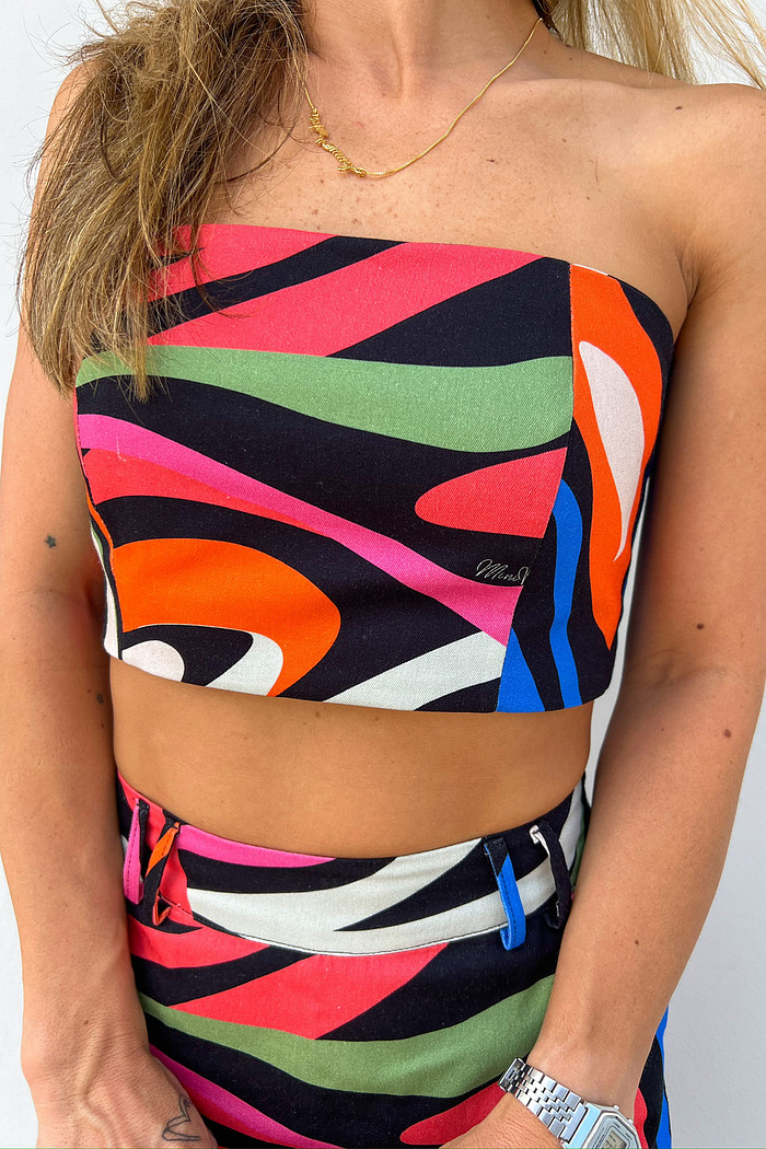 Top Tomara que Caia Emília - Mini Moni