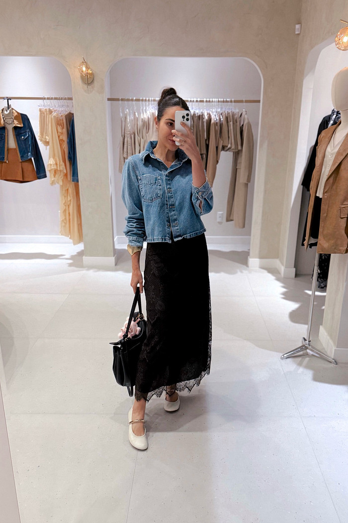 Jaqueta Jeans Curta Roberta - Mini Moni