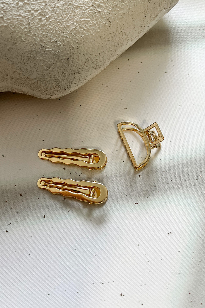 Conjunto Prendedor Gold- Mini Moni