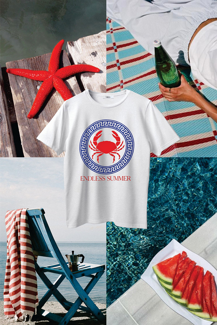 T-Shirt Greek Crab - MiniMoni
